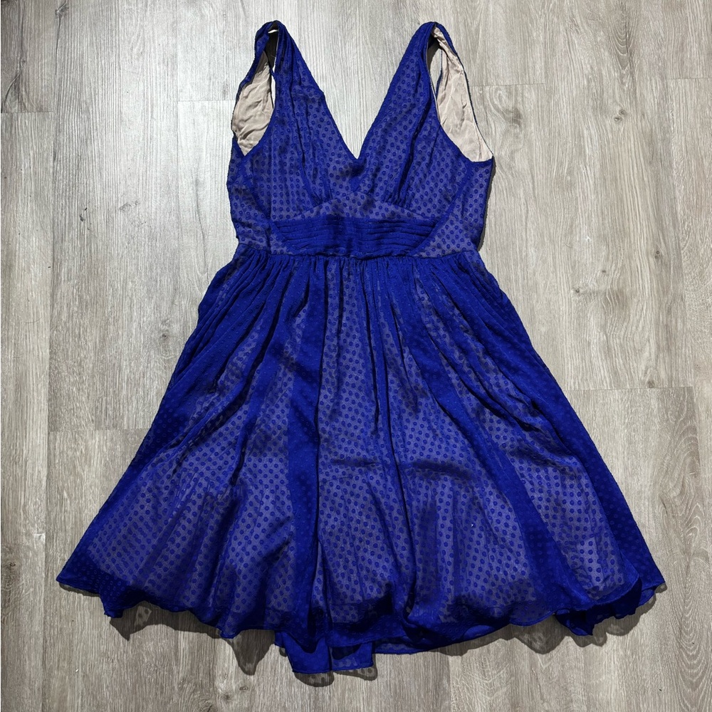Anthropologie Blue Midi Dress